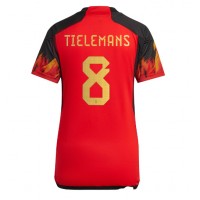 Fotbalové Dres Belgie Youri Tielemans #8 Dámské Domácí MS 2022 Krátký Rukáv